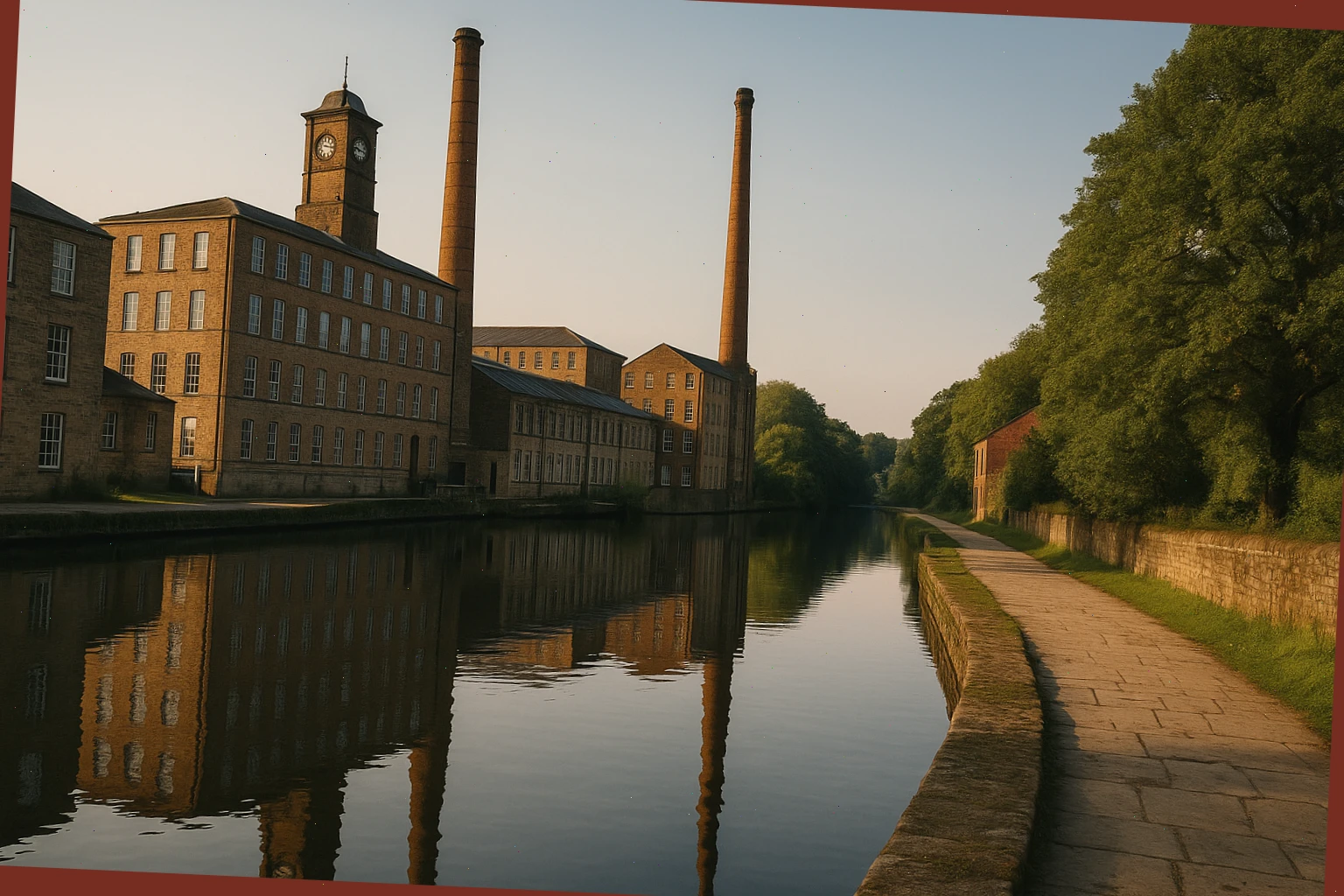 Self-guided loops linking mills, museums, and canals